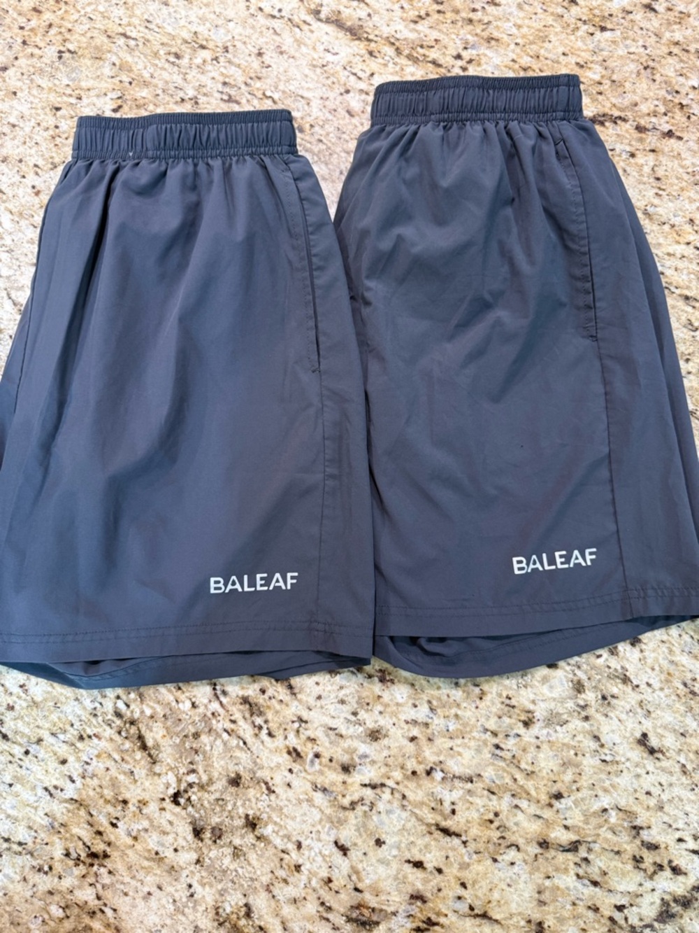 Baleaf Mens 5” Running Shorts Athletic Shorts Workout Shorts M 2 Pc Bundle